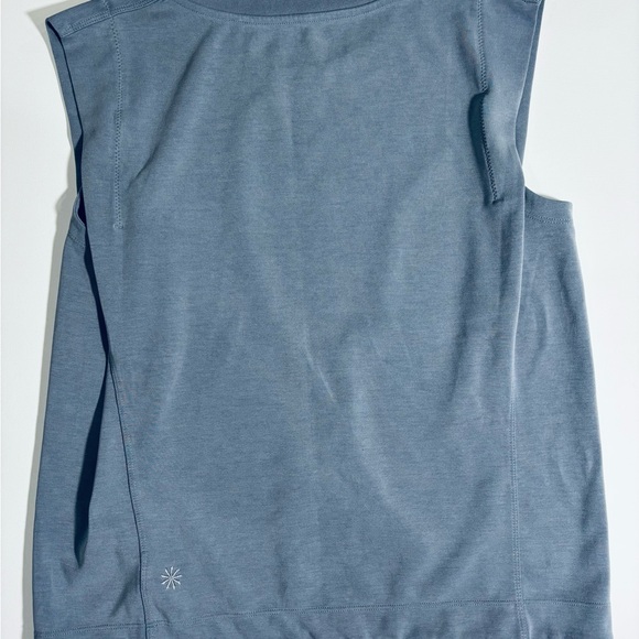 Athleta Teal Crew Neck Top - Picture 3 of 3